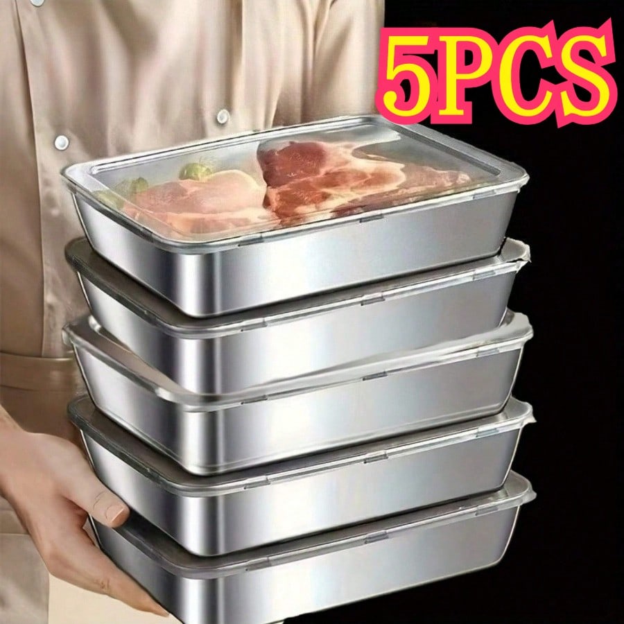 Food Storage Meals - Lot de 5 contenants de stockage