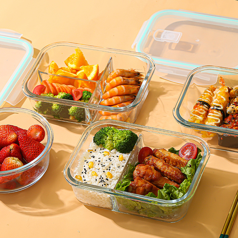 Food Storage Oven Safe - Boîte de conservation en verre, haute