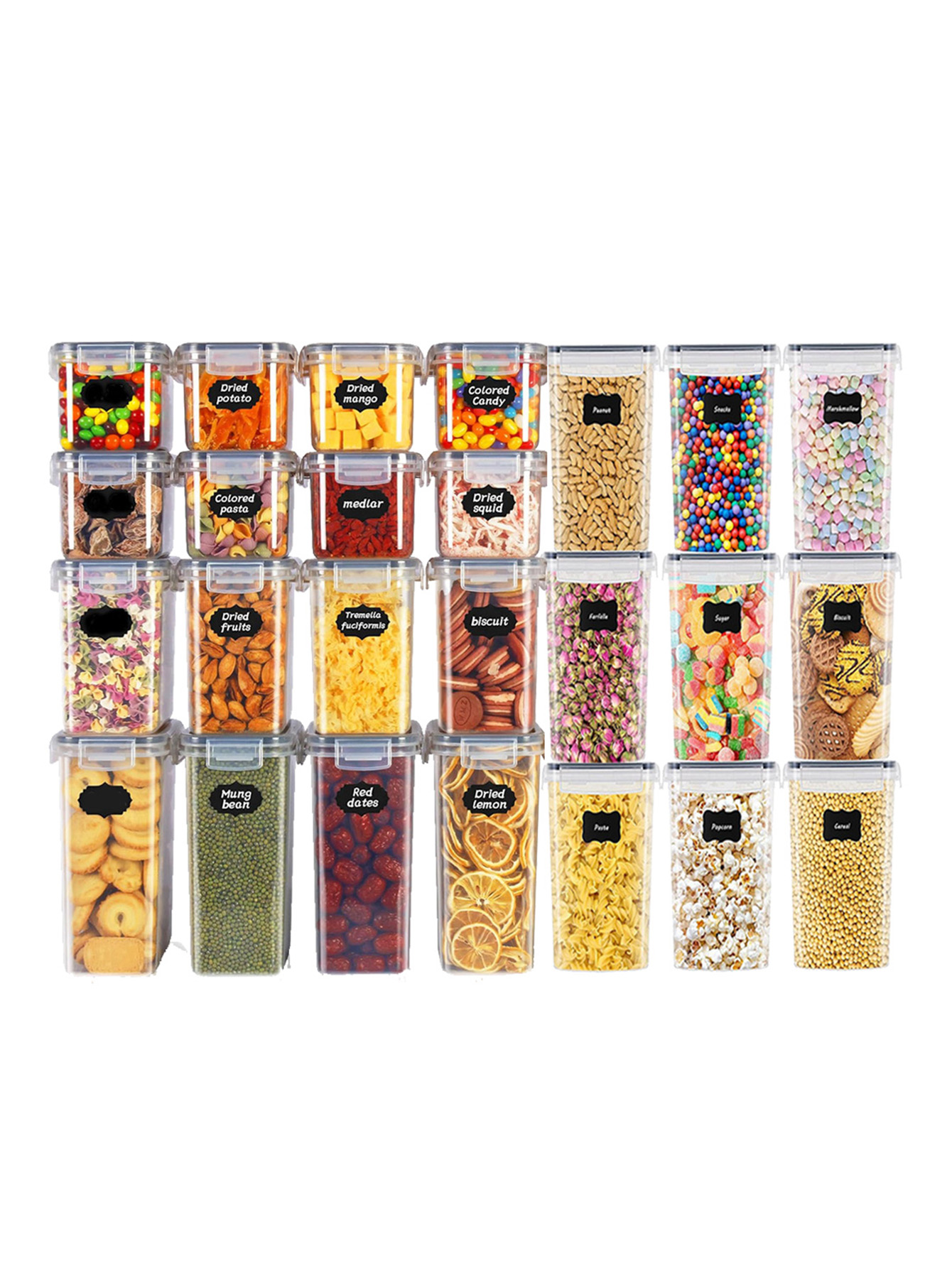Food Storage Meals - 48 pièces, Contenants de stockage alimentaire