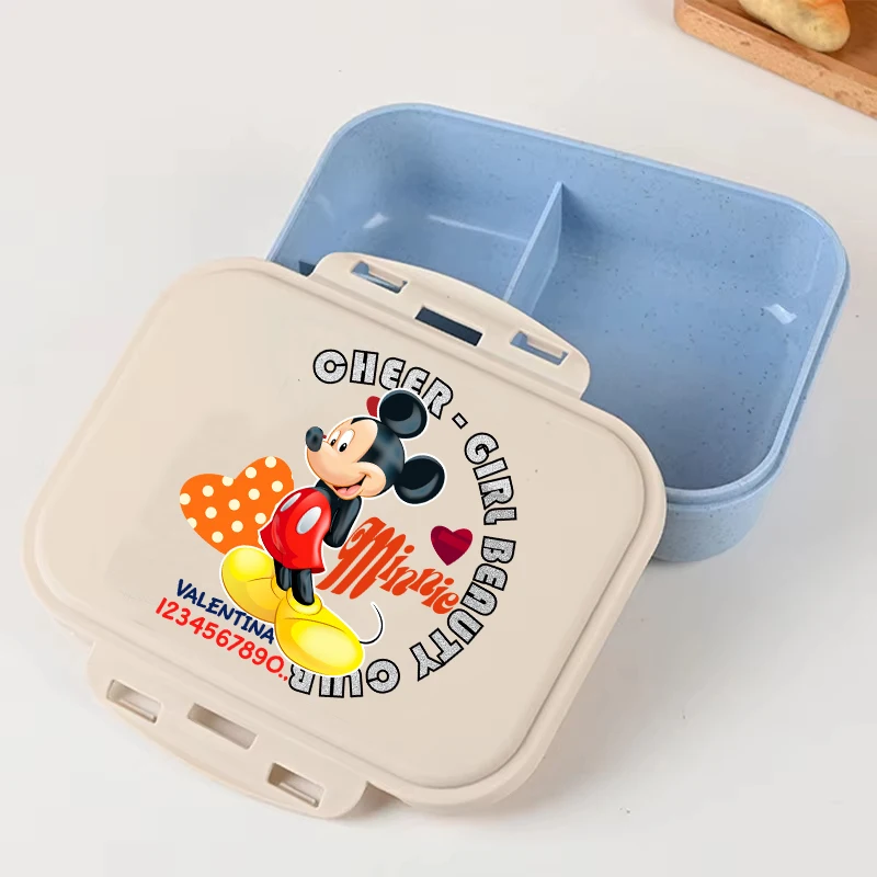 Food Storage Containers - Boîte à lunch bleue de Mickey
