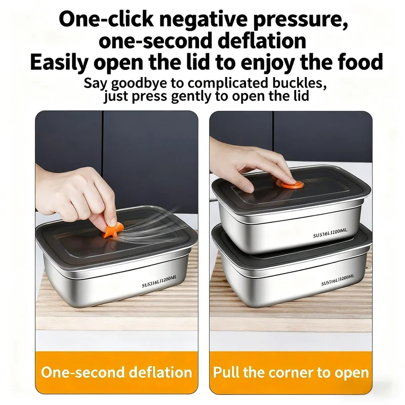 Boîte à bento en acier inoxyda - Food Storage Oven Safe avis et prix
