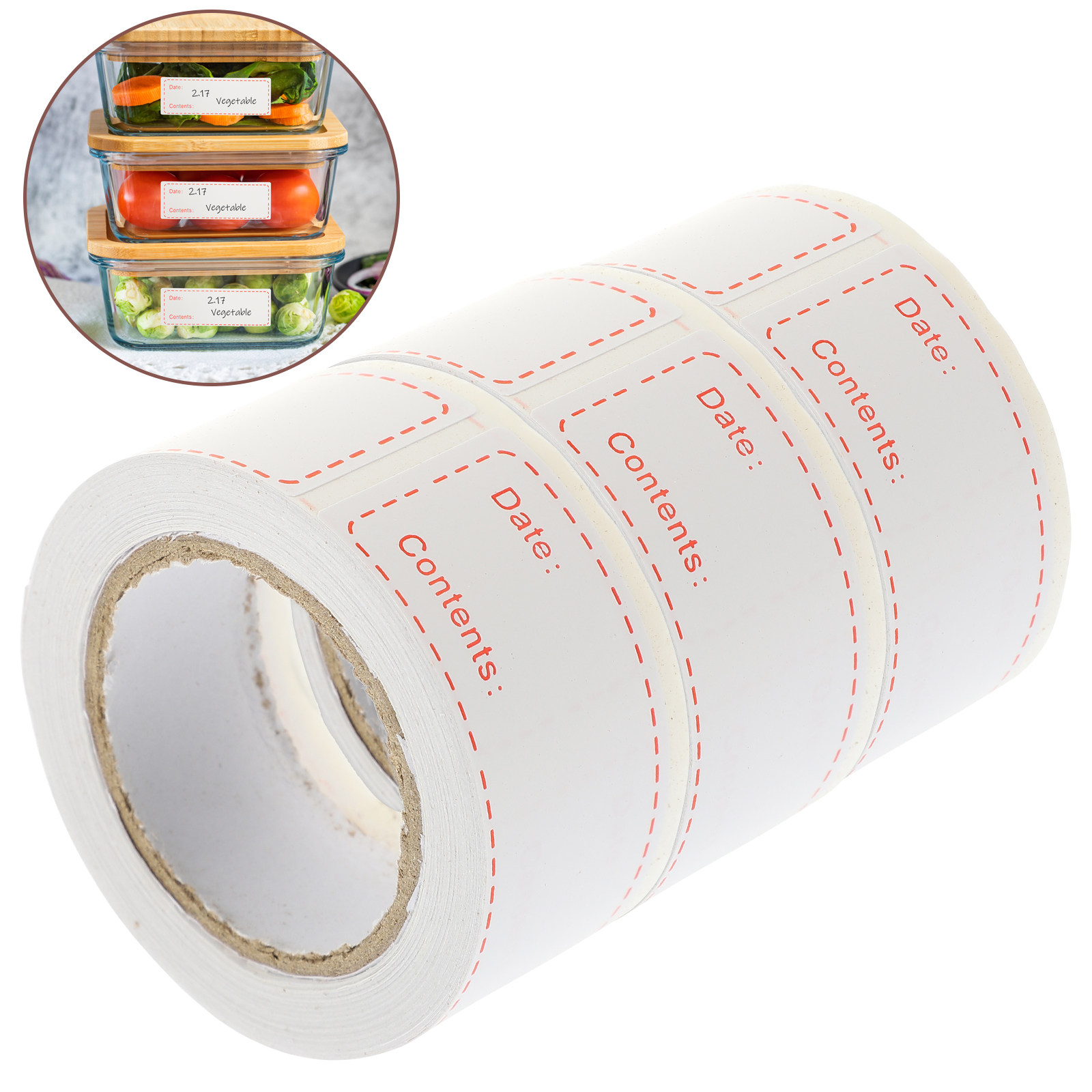 3 rouleaux d'étiquettes alimen - Food Storage Labels avis et prix