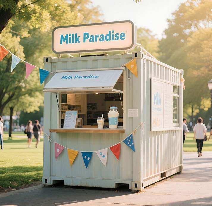 Kiosque à café préfabriqué en  - Food Storage Meals avis et prix