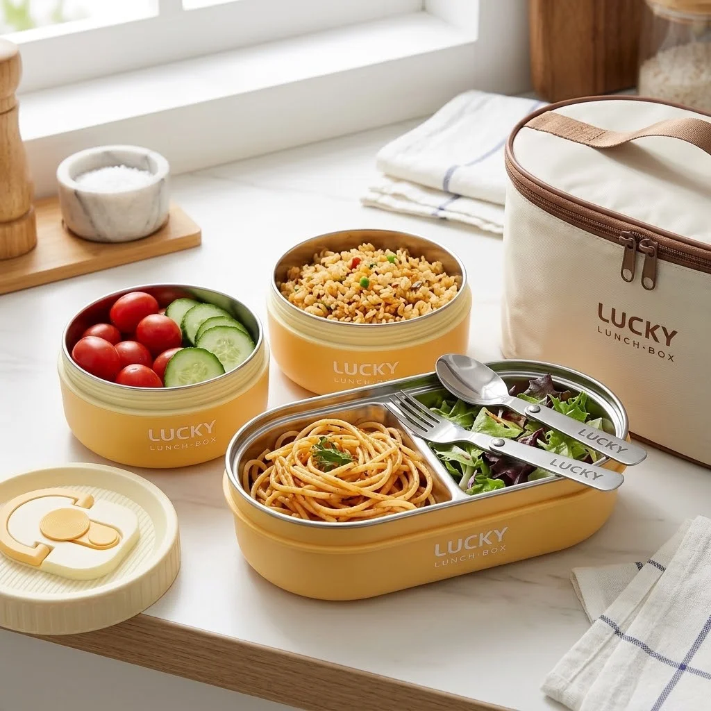 Ensemble de boîtes à lunch iso - Food Storage With Dividers avis et prix